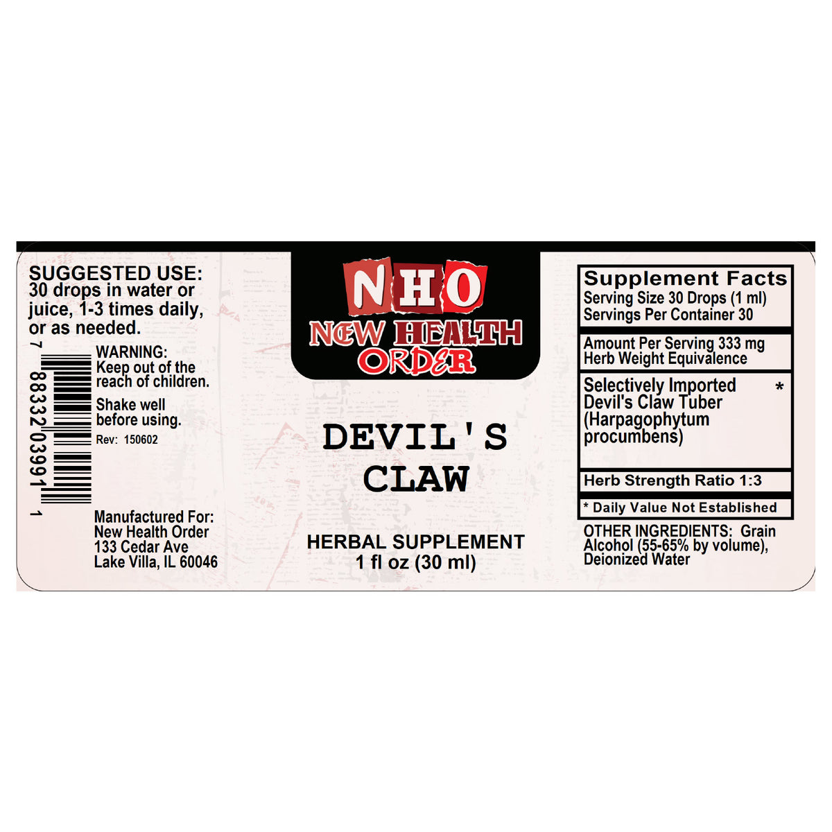 Devil's Claw 1oz