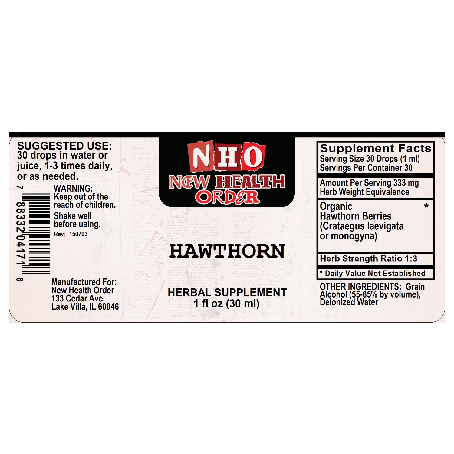 Hawthorn 1oz