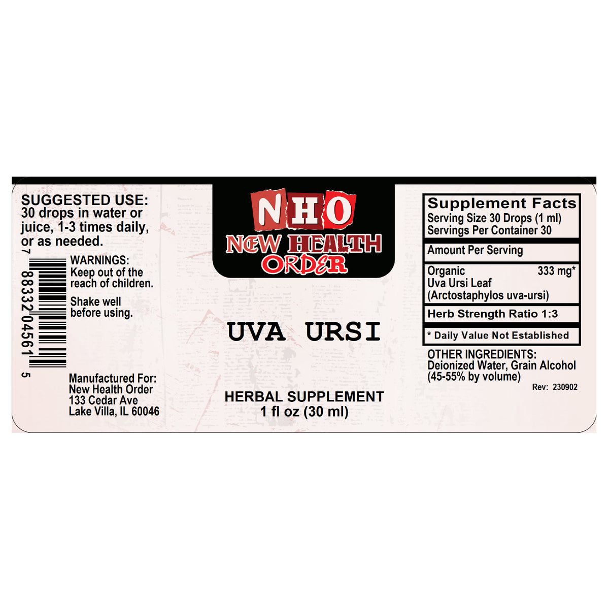 Uva Ursi 1oz