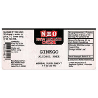 Ginkgo (Alcohol Free) 1oz