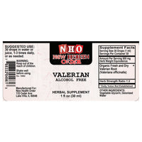 Valerian (Alcohol Free) 1oz