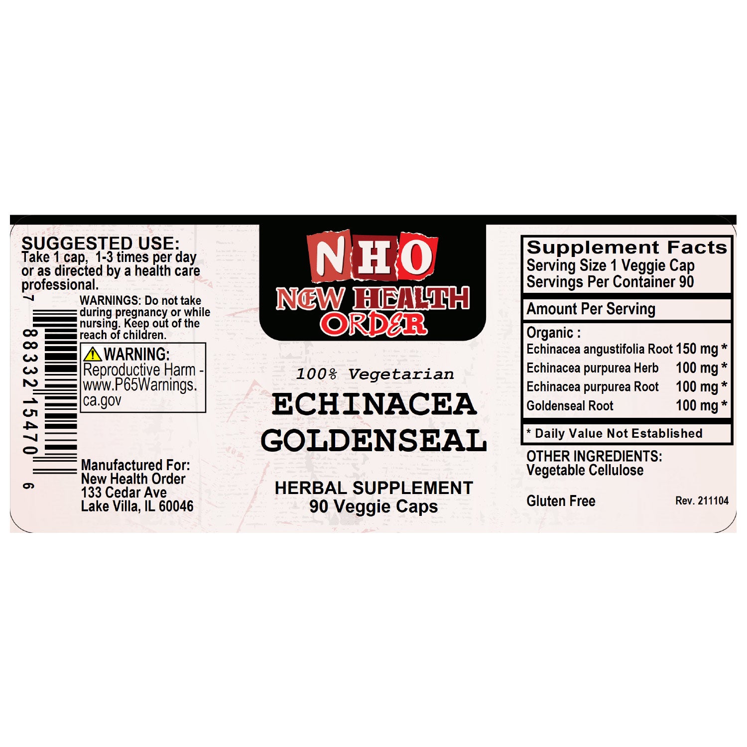 Echinacea Goldenseal (90ct)