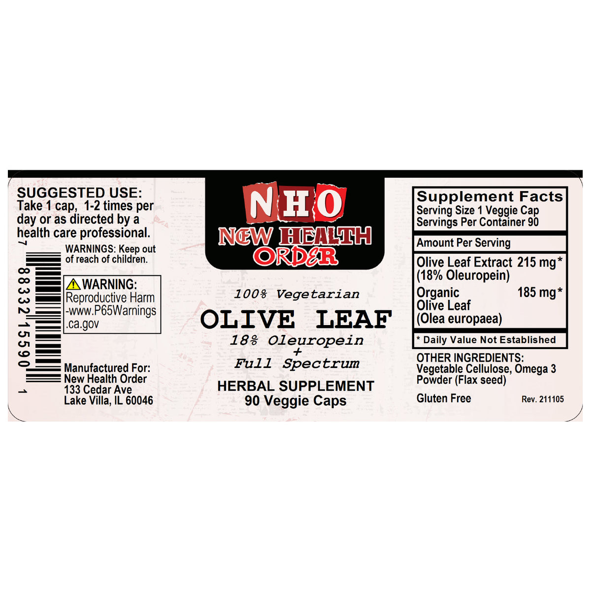 Olive Leaf (90ct)
