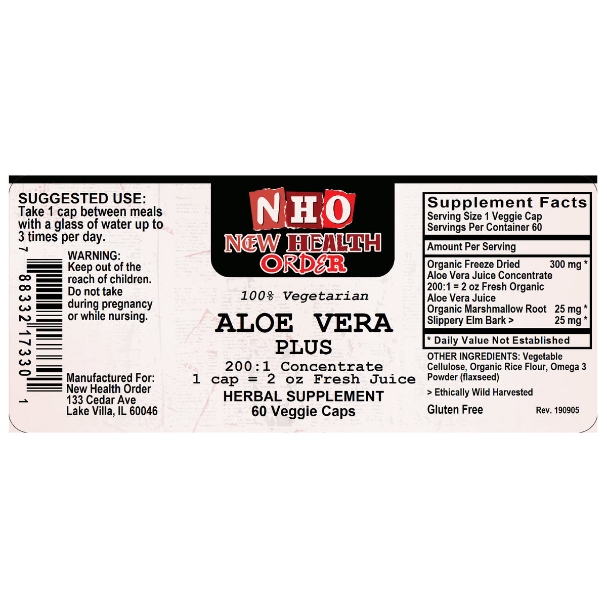 Aloe Vera Plus (60ct)