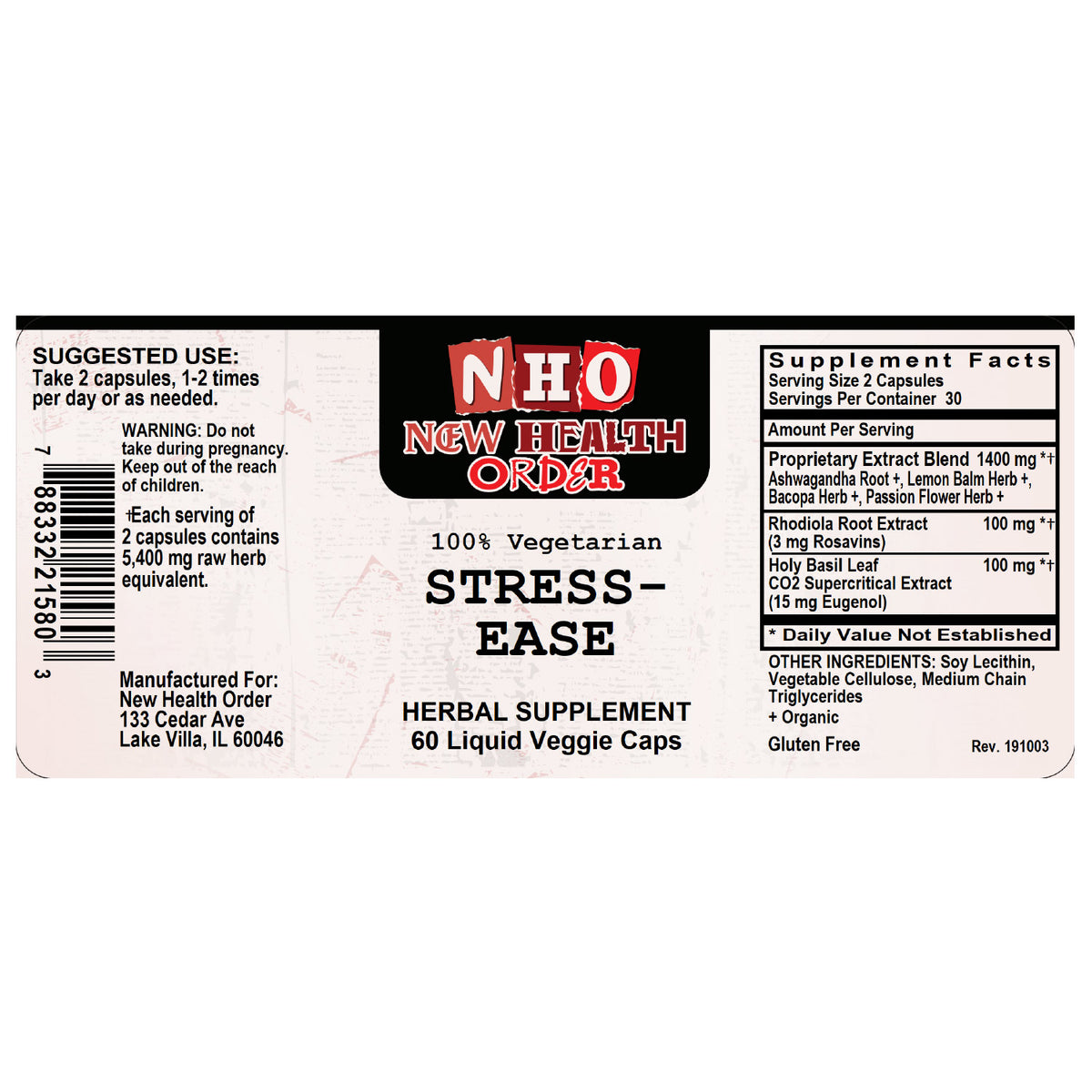 Stress Ease (60ct)