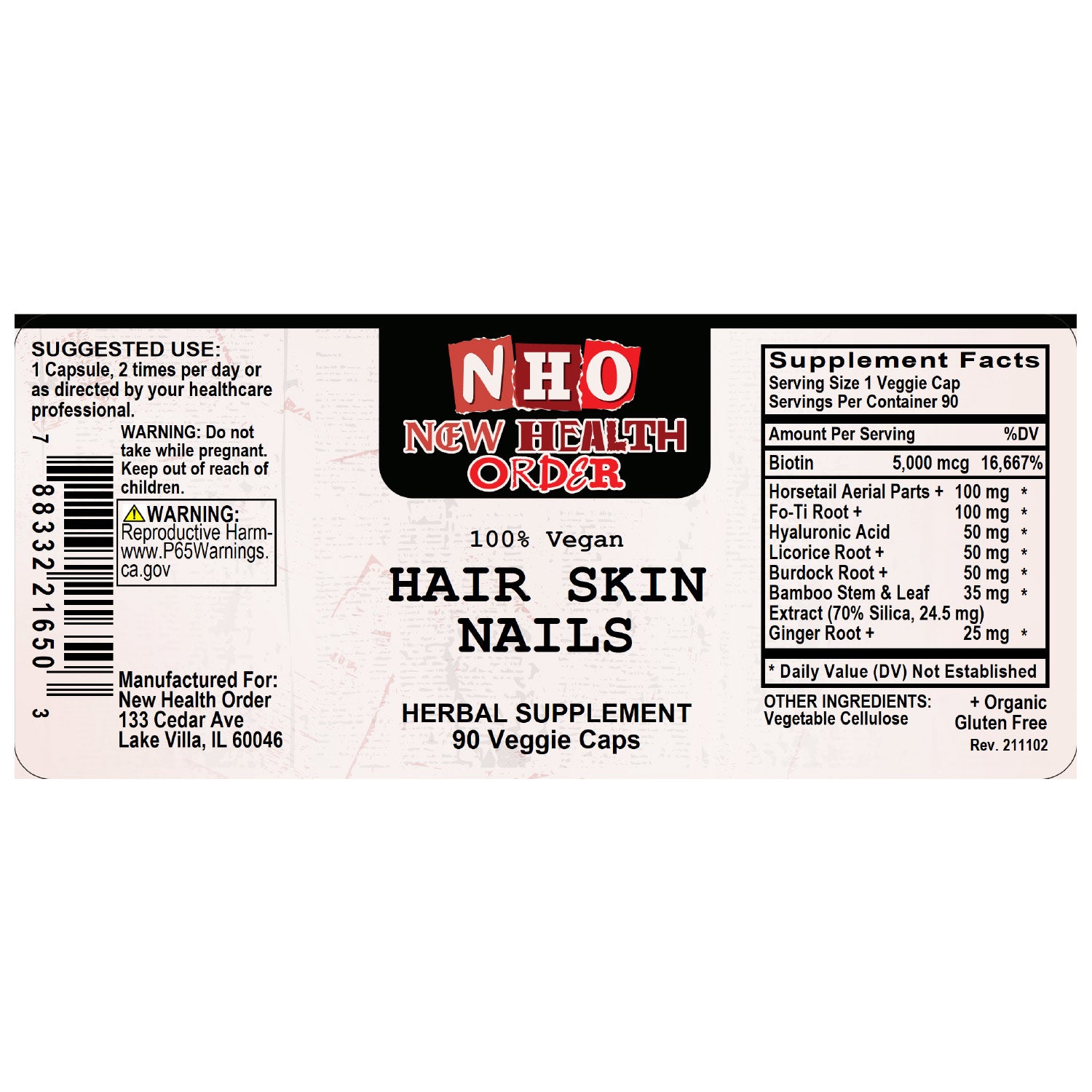 Hair Skin Nails (90ct)