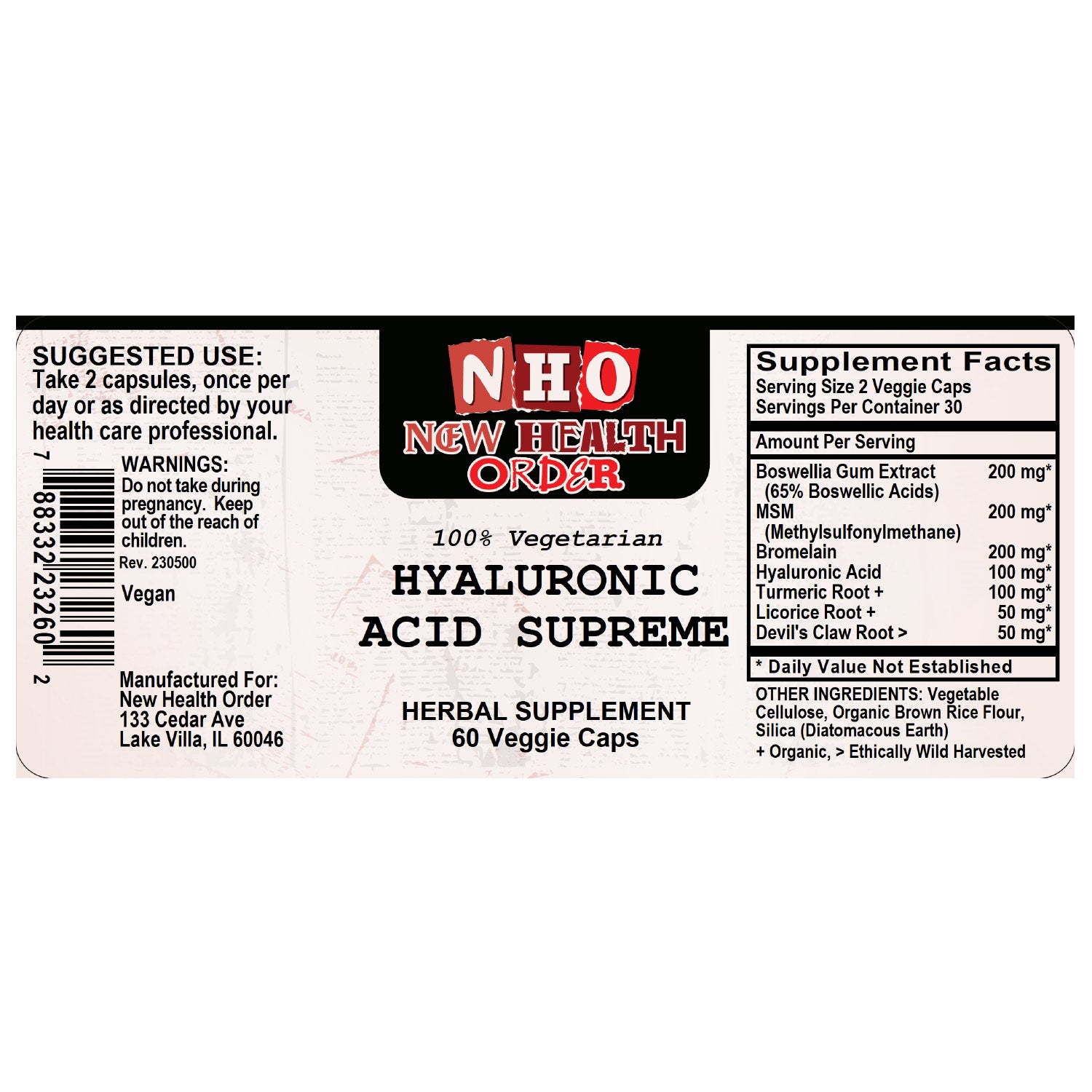 Hyaluronic Acid Supreme (60ct)