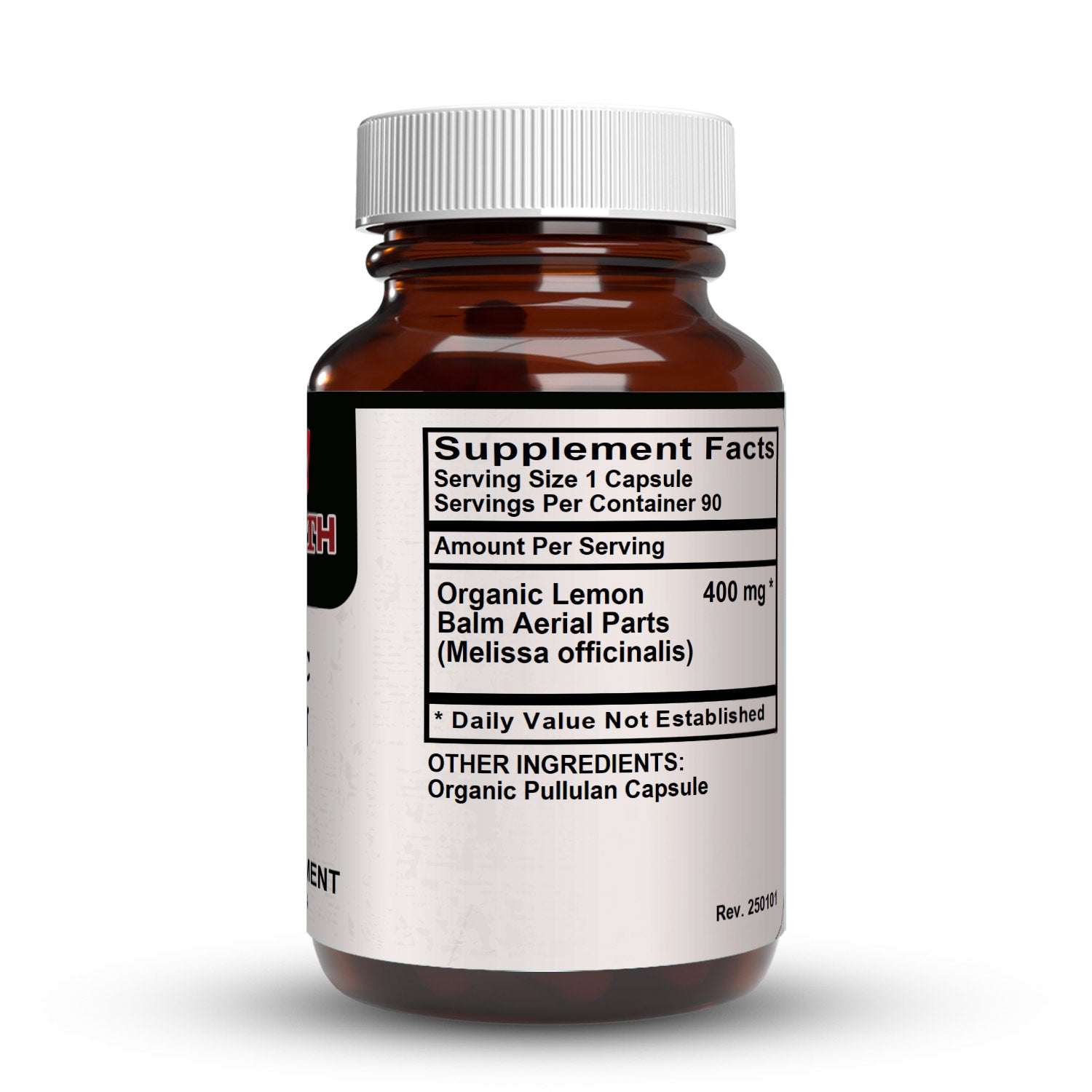 Organic Lemon Balm (90ct)