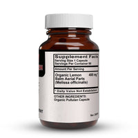 Organic Lemon Balm (90ct)