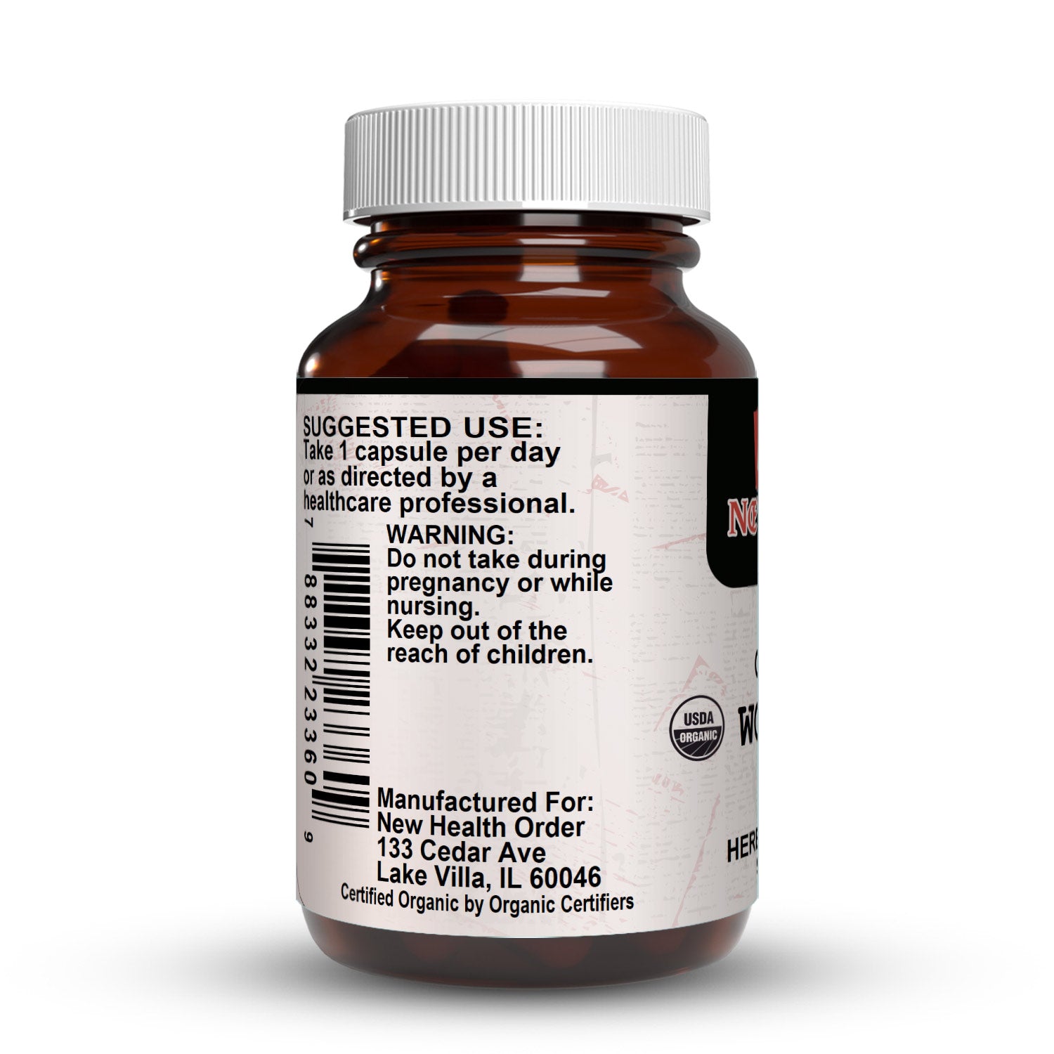 Organic Wormwood (90ct)