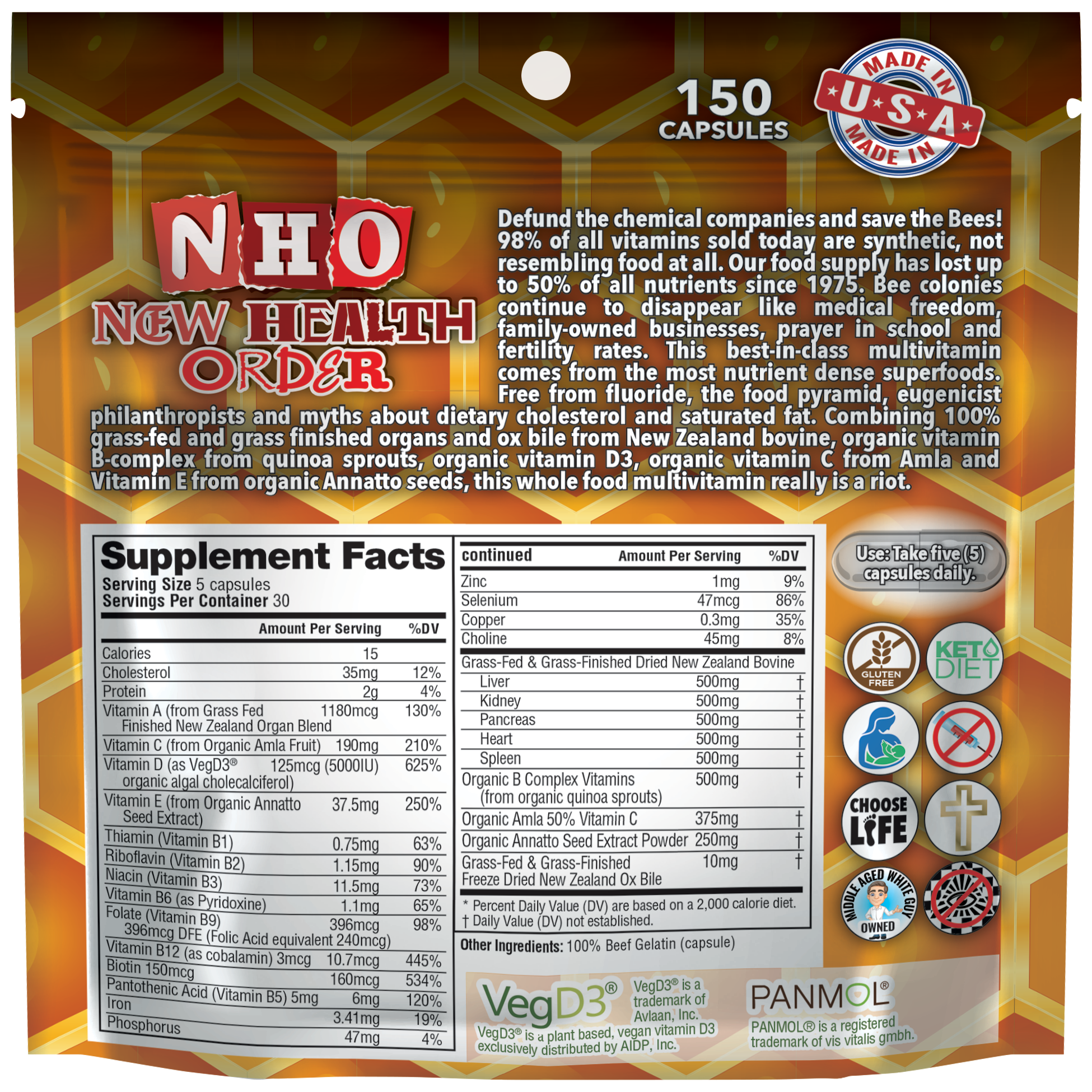 Bees Love Multivitamins