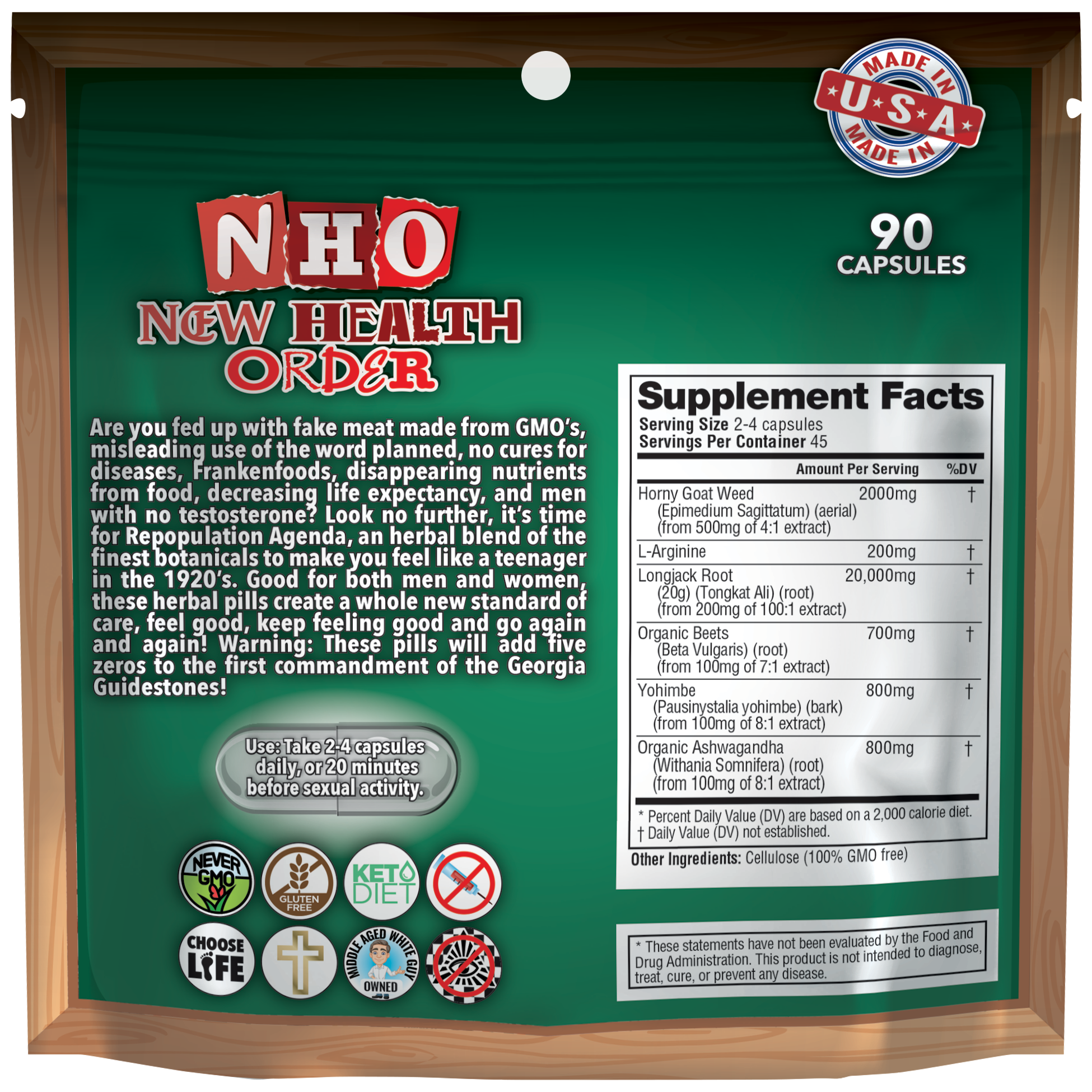 Repopulation Agenda Capsules