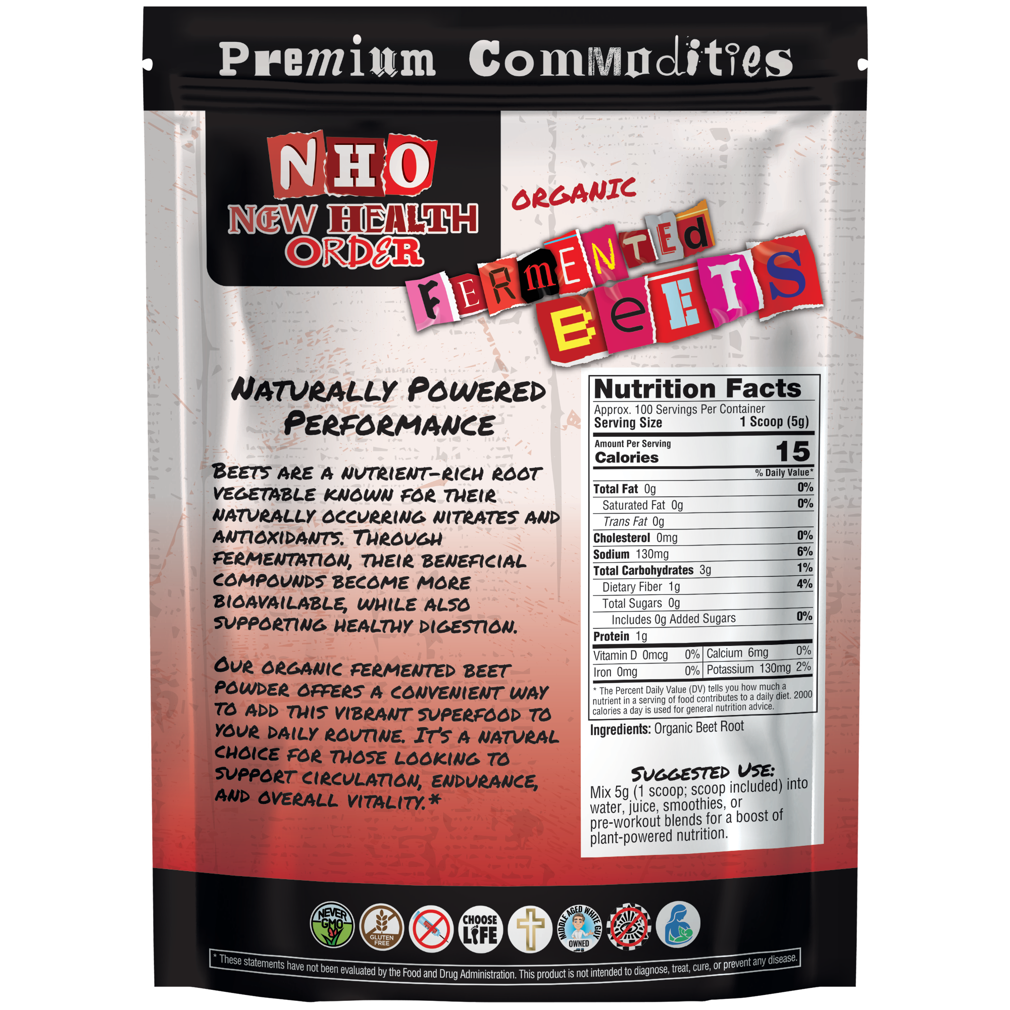 Organic Fermented Beets